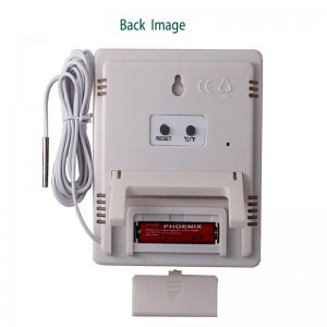 Vlhkoměr má držáky a velké LCD monitory pro kancelář v obývacím pokoji