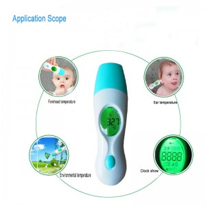 Cochlea Inside Digital Thermometer Infrared Forehead Temperature Instrument