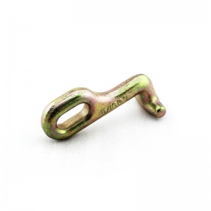 Kovaný háček G70 T se svařovaným spojem, žlutý