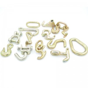 Kovaný háček s prstem žlutý