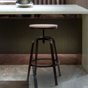 Barová židle s nastavitelnou výškou, otočná barová židle s nastavitelnou výškou po 2 ks