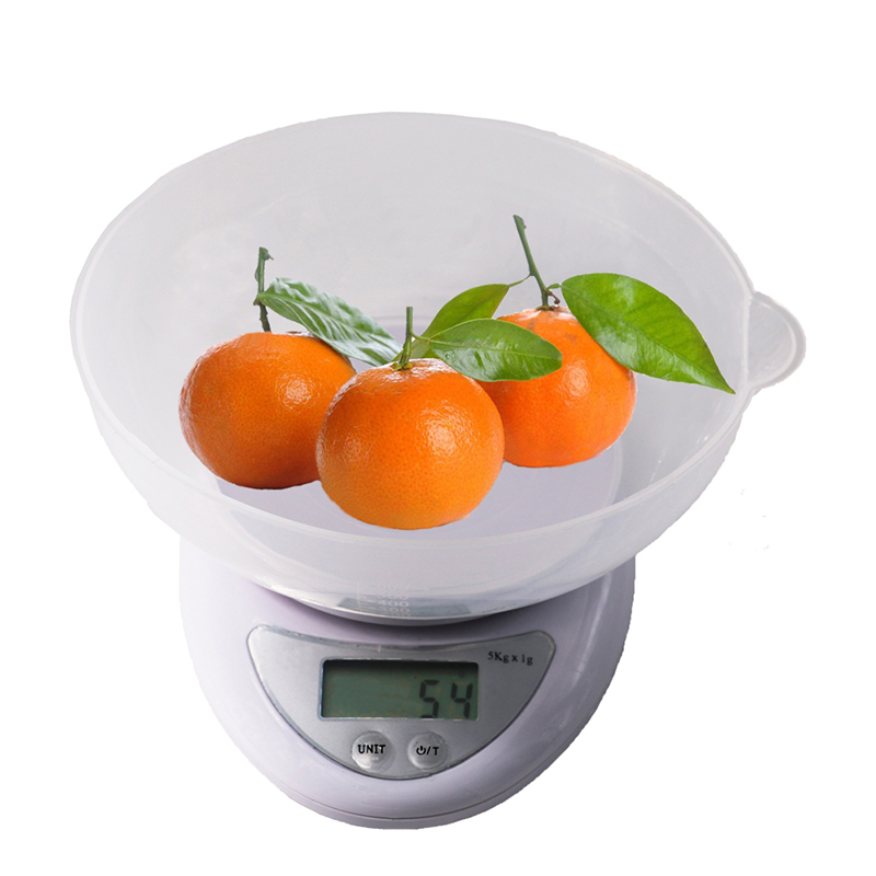 OEM 0,1g 7g vysoce přesné digitální domácí použití hmotnost potravin ovoce měřítko s miskou