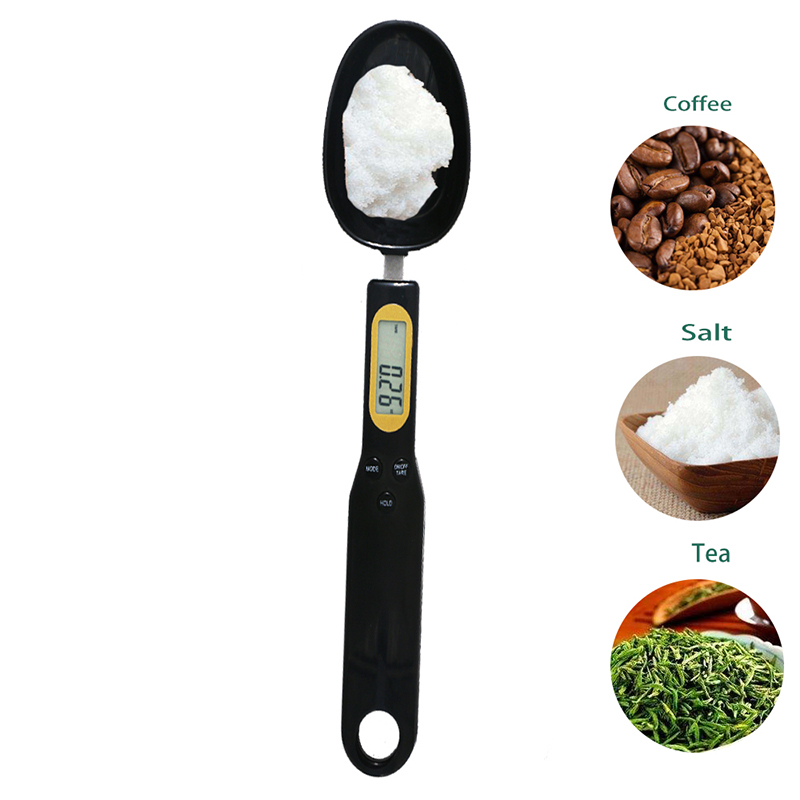 Zdroj napájení pro domácnost 3V CR2032 lžíce měřítko kuchyňské jídlo měření barvy černá bílá použití