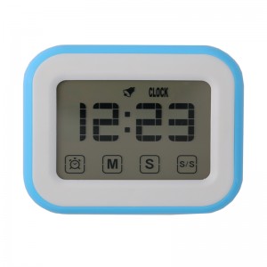 Dotyková obrazovka 24Hours Meter Gauge Alarm Second Clock Timer with Magnet Wall Hanging