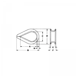 Náprstek z lehkých drátěných lan z USA typu G-411