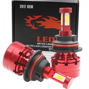 40W 6000LM super jasný vůz COB 9007 žárovky světlometů s vodním světlem 9007 LED světlomety vedené autem s mlhovým světlem