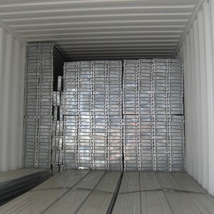 210 Šířka pozinkované lešení ocelové prkno s otvorem 6 mm