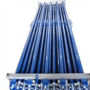 Lešení Wall Push Pull Prop Prop Painted Blue