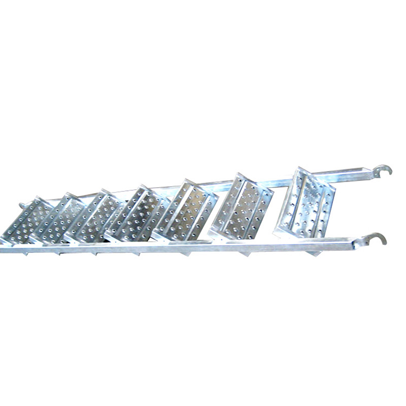 Pozinkované lešení rámu Ocelové schodiště 450 x 2514 mm