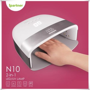 N10 Nail Dryer, 48 W LED UV Nail lampa pro gel na nehty s nastavením senzoru a časovače od Ipartner