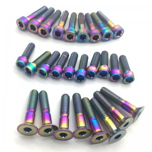 Titanový šroub a šroub