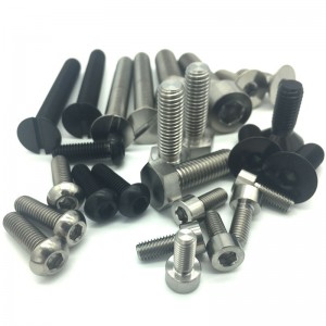 Titanový šroub a šroub