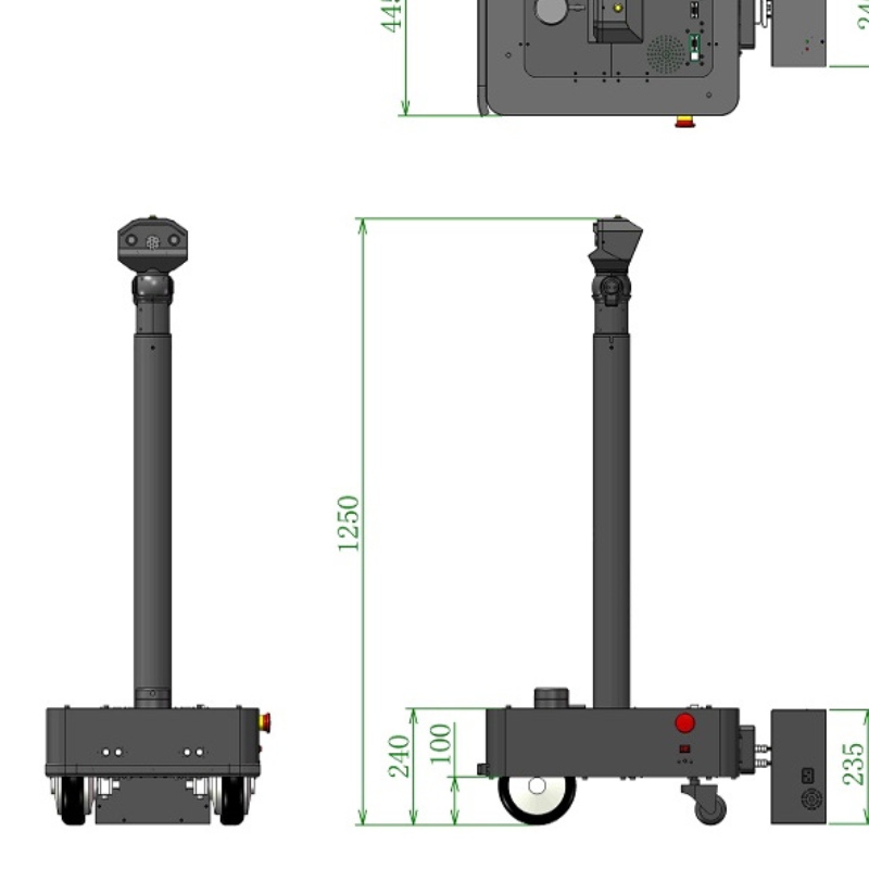 MR9 IDC hlídkový robot datového centra