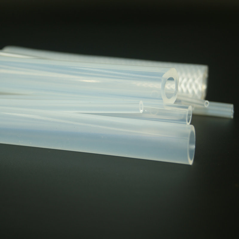 Žáruvzdorné vysoce průhledné silikonové pryžové trubice pro strojní zařízení