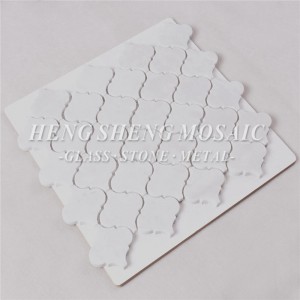 HSC43 Carrara bílá přírodní mramorový kámen šestihranný vodní paprsek lucerna ve tvaru mozaikové dlaždice do kuchyně backsplash koupelna podlahová stěna