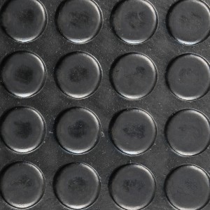 Ohnivzdorná gumová rohož s kulatou tečkou pro nemocnici