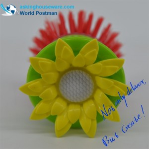 AKDB002 Malý praktický kartáč na čištění kuchyně ve tvaru květin