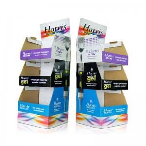 Kartonové výrobky YJ Pop Up, stojan na stojany, stojan na vlnitou lepenkovou podlahu, regál na papírové stojany