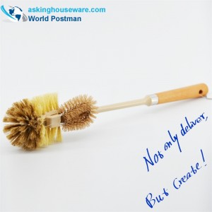 Akbrand WC mísa štětce Beach Handle s multifunkční malý čisticí kartáč