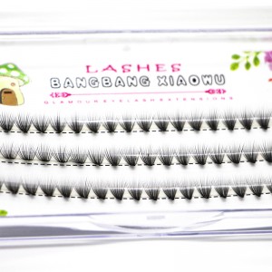 Rozšíření clusterů očních řas ve 2D až 20 D