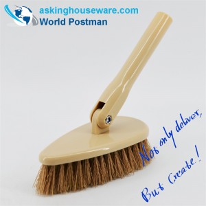 Akbrand s dlouhým držadlem, elastický podlahový kartáč s tvarem hlavy