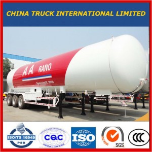 ASME Standard 60cbm / 30 Ton LPG / Propan / Butan Storage / Cooking Gas Tank Trailer