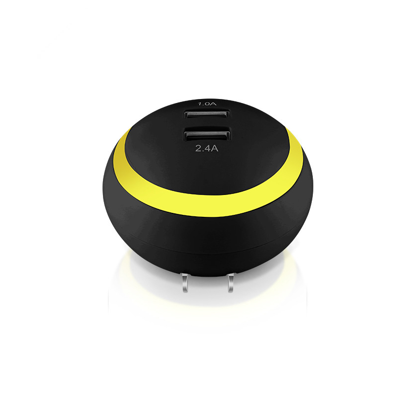 Nástěnná nabíječka KPS-8601LC s dvojitou usb UFO 3.4A