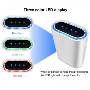 Čistič ozonového čističe prachu a kouře s ionizátorem vzduchu s filtrem HEPA