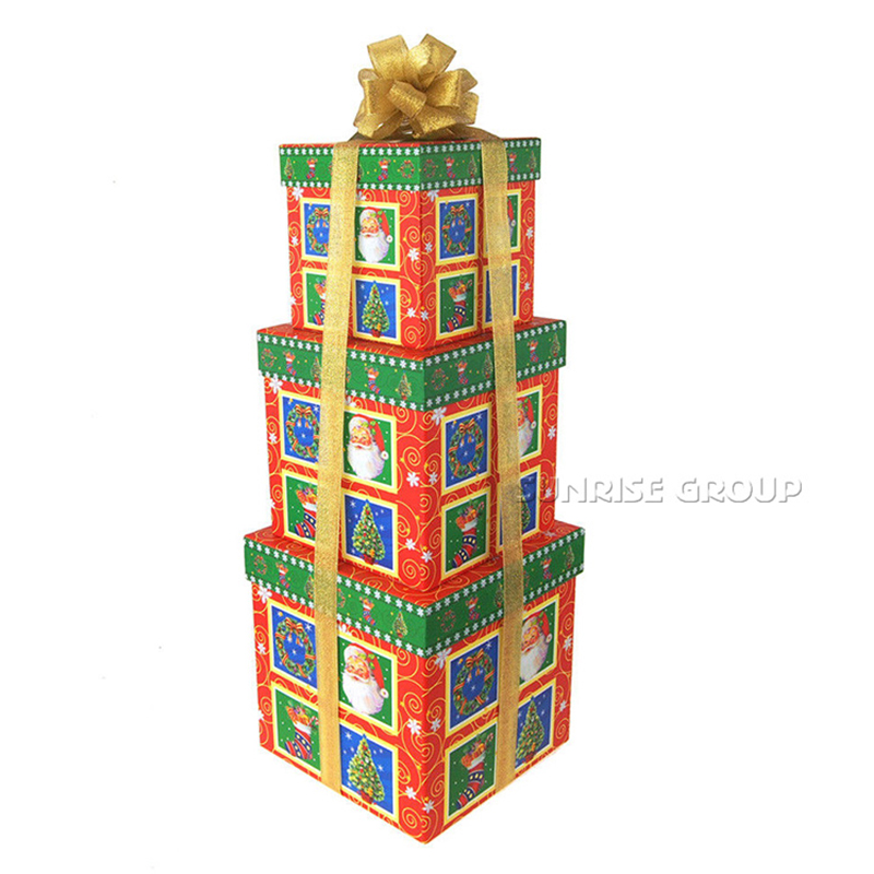 Vlastní design Vánoční dárková krabička, dárkové krabičky k narozeninám, papírová krabička na dort