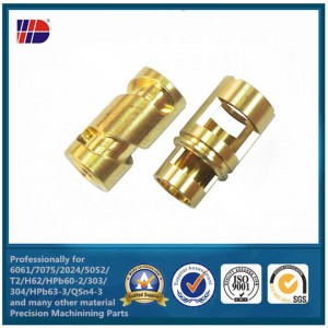 CNC frézování soustružení přesné obrábění mosazných dílů