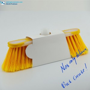 Akbrand plastová košťata s bordurou s pruhovaným tvarem TPR