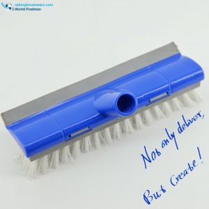 Akbrand Push Brush Soft Squeegee na zadní straně se šikmým vláknem kartáčové desky krátké tvrdé PP štětiny