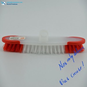 Akbrand Push Brush Small Brush s TPR Bordure Brush Board Short Hard PP štětiny