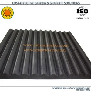 Grafitové nakladače používané při slinování práškové metalurgie