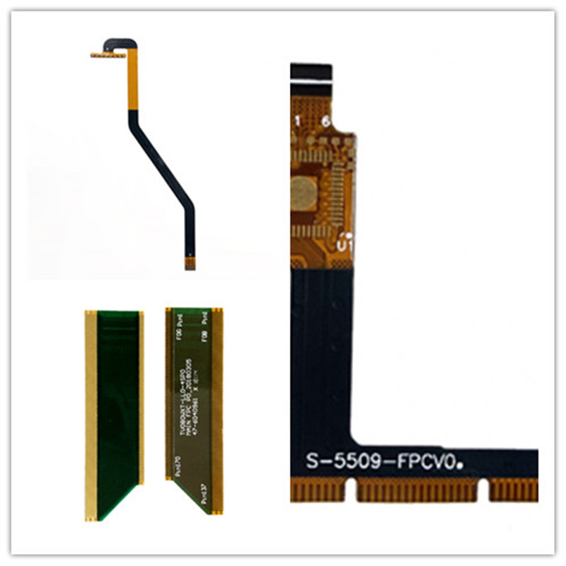 FPC pro dotykový panel / FPC pro LED / Goldfinger pozlacené vyztužení FPC OEM flexibilní PCB flexibilní obvodová deska FPC kabelová deska