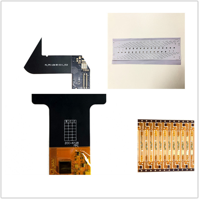 FPC pro dotykový panel / FPC pro LED / Goldfinger pozlacené vyztužení FPC OEM flexibilní PCB flexibilní obvodová deska FPC kabelová deska