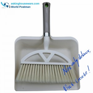 Akbrand Dustpan Brush Broom se čtvercovým velkým prachem