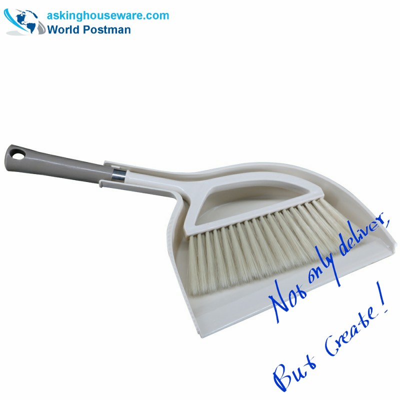 Akbrand Dustpan Brush Broom s Dustpanem ve tvaru půlměsíce