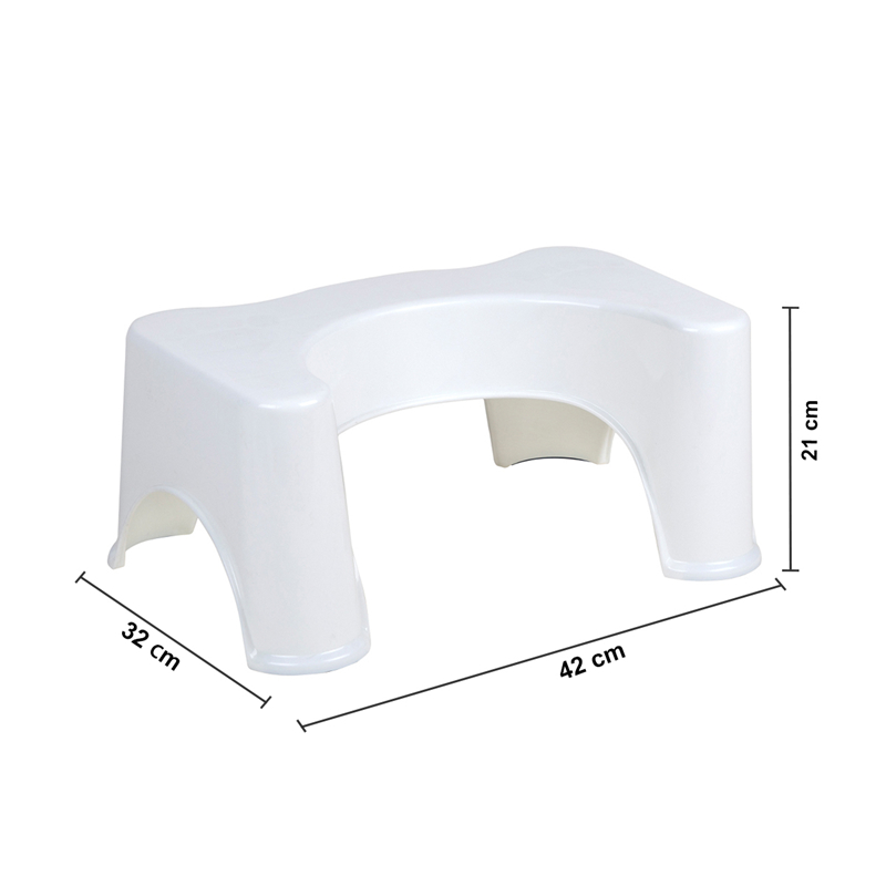 Bílá Originální koupelna WC Squatting stolička Squatty Potty