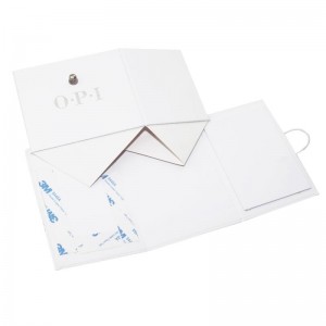 Vlastní tisk Stříbrná fólie Logo Lesklé Laminování Skládací Balicí Papírová Krabice