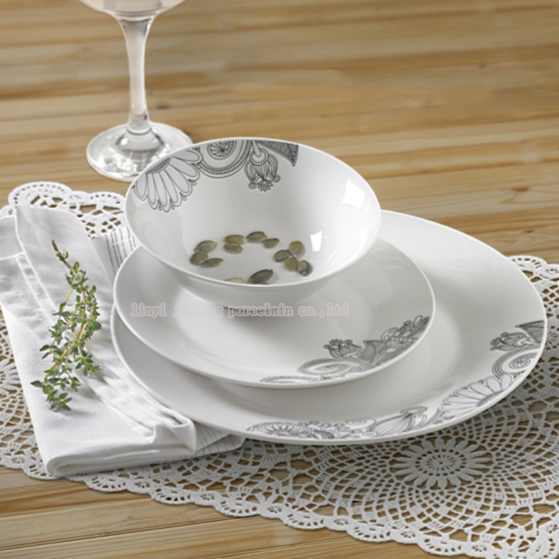 stolní porcelánová sada 12 kusů porcelánu