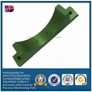 OEM Color eloxovaný hliník6103 CNC obráběcí technologie náhradní díly
