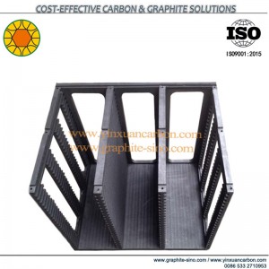 Grafitové stojany a grafitové přípravky pro průmyslové pece