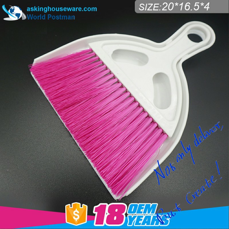 Akbrand Dustpan Brush Broom s koštětem ve tvaru půlměsíce a štětcem