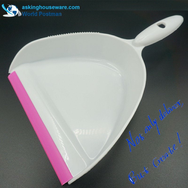Akbrand Dustpan Brush Broom s širším vchodem a linkou z PVC