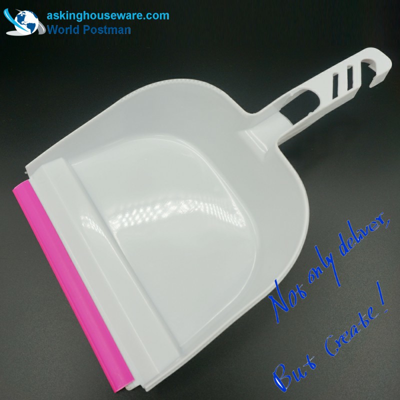 Akbrand Square Dustpan Brush Broom with Lockle Lock