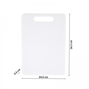 BPA zdarma do myčky bezpečné odolné bílé protiskluzové plastové kuchyňské prkénko