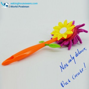 Akbrand Kuchyňské nádobí na čištění hrnce se slunečnicovou výzdobou