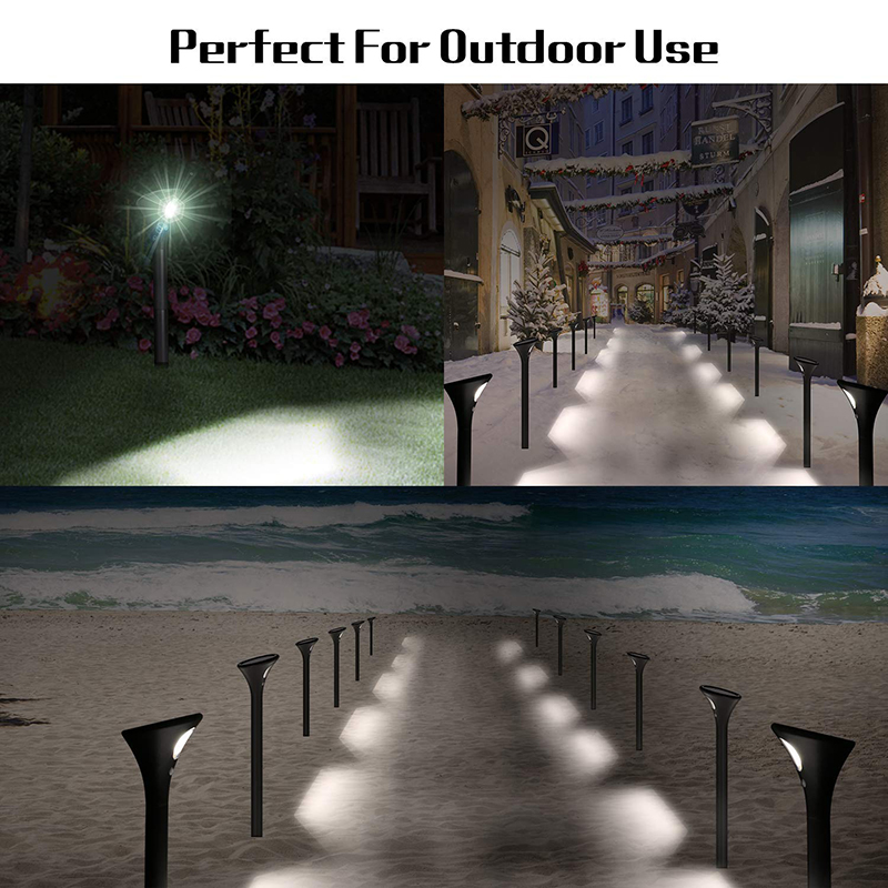 Solární LED zahradní spike světlo
