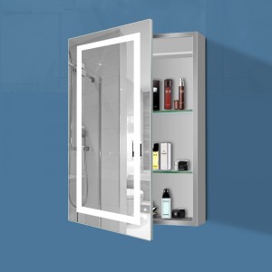 EU a USA Luxusní LED podsvícené koupelnové zrcadlo medicínské skříňky-ENE-AC-101